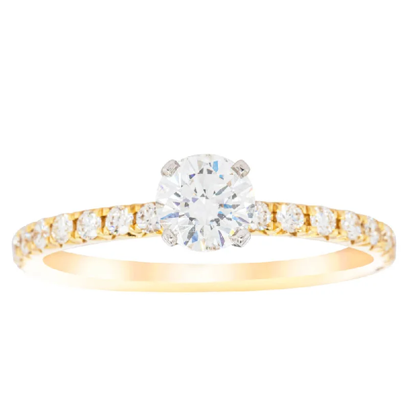 18ct Yellow Gold .51ct Diamond Comet Ring