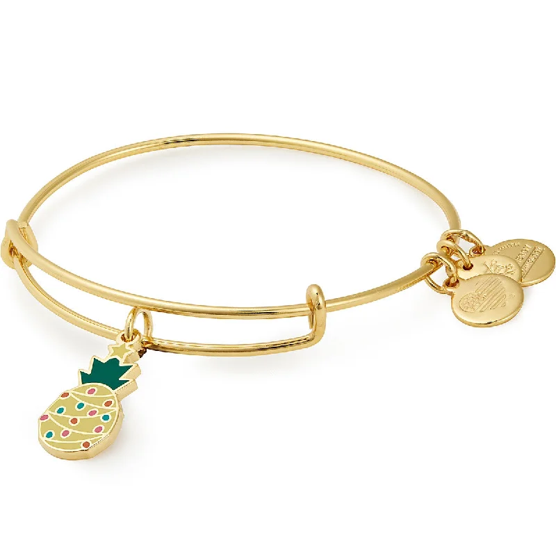 ALEX AND ANI Color Infusion, Christmas Pineapple EWB,