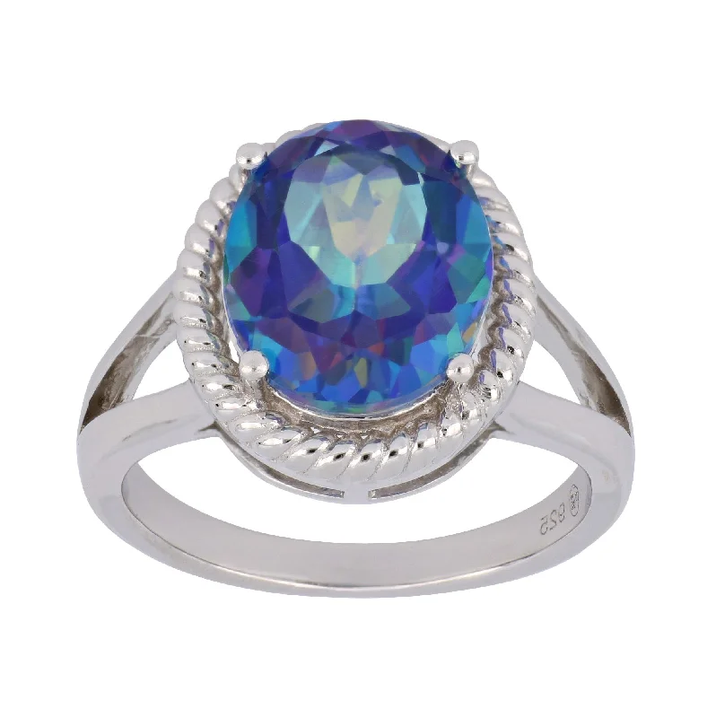 Blue Topaz Ladies Ring (Blue Topaz 5.5 cts.)