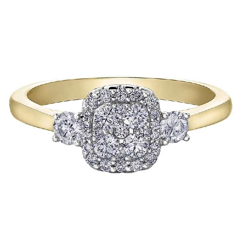 Cushion Cut Diamond Engagement Ring