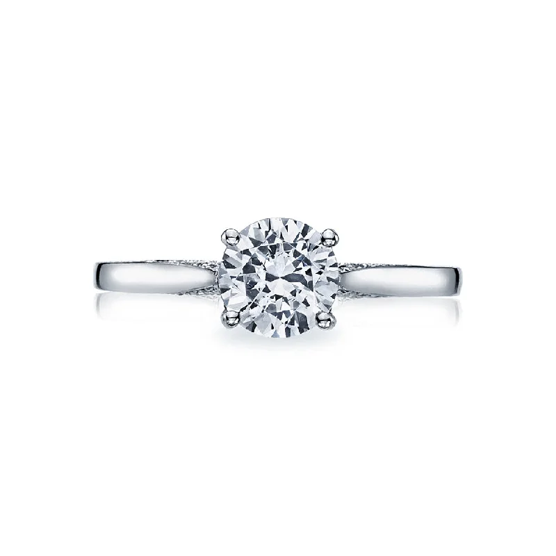 Dantela Round Solitaire Engagement Ring