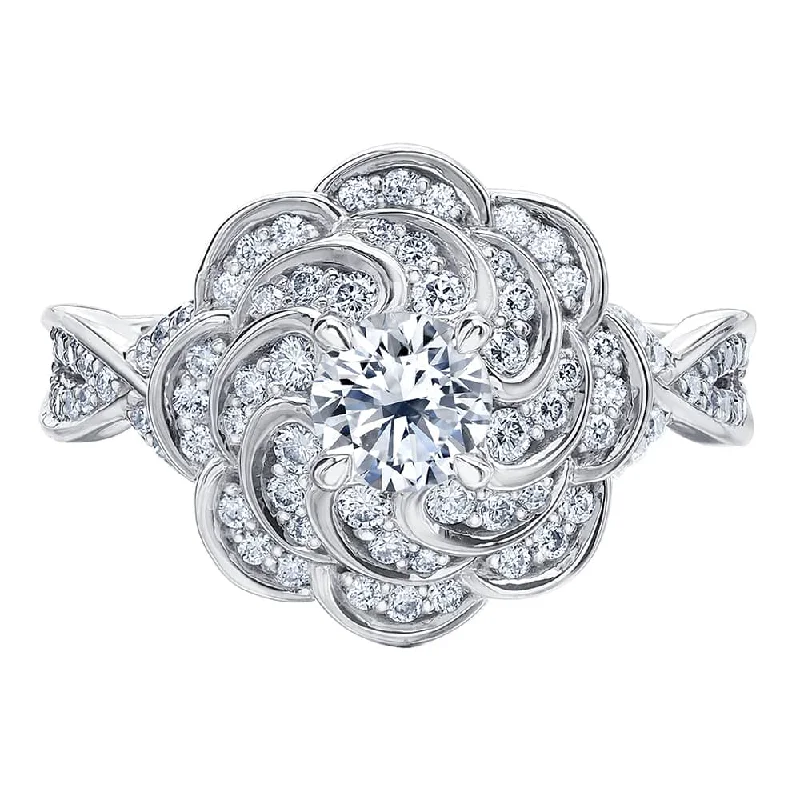 Floral Inspired Tides of Love Canadian Diamond Ring