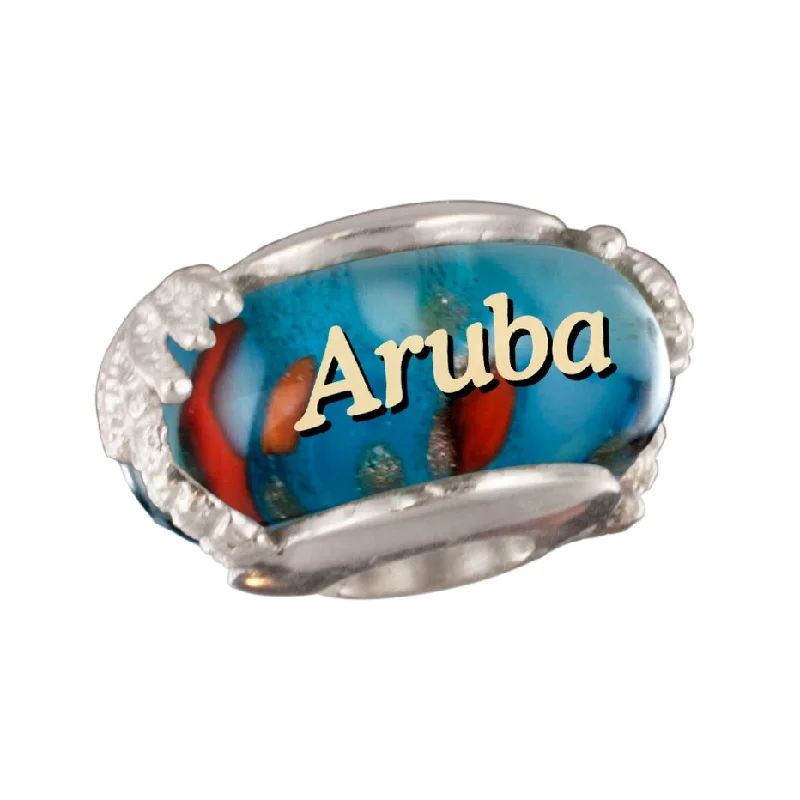 Murano Glass Aruba Palm Tree Bead