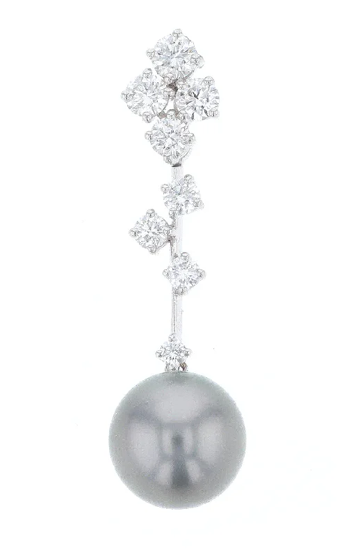 Ladies Pendant Black Pearl