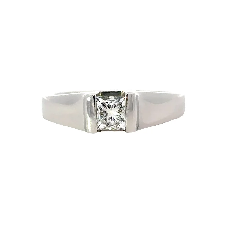 Princess Cut Diamond Solitaire Ring