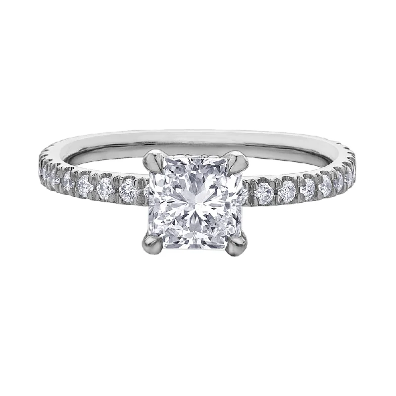 Radiant Cut Canadian Diamond Engagement Ring