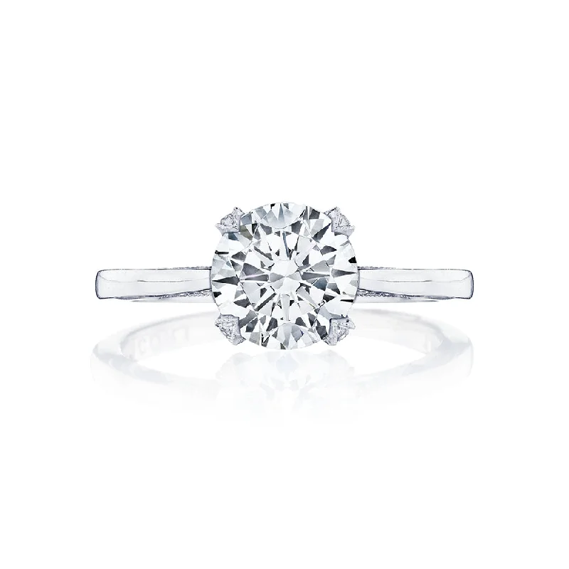 Simply Tacori Round Solitaire Engagement Ring Setting