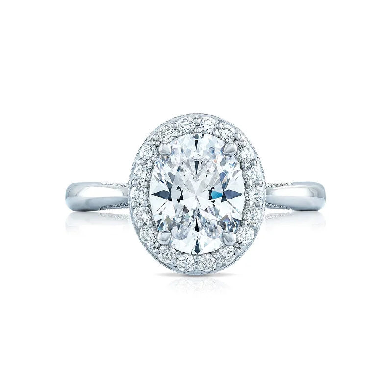 Simply Tacori RoyalT Oval Bloom Engagement Ring Setting