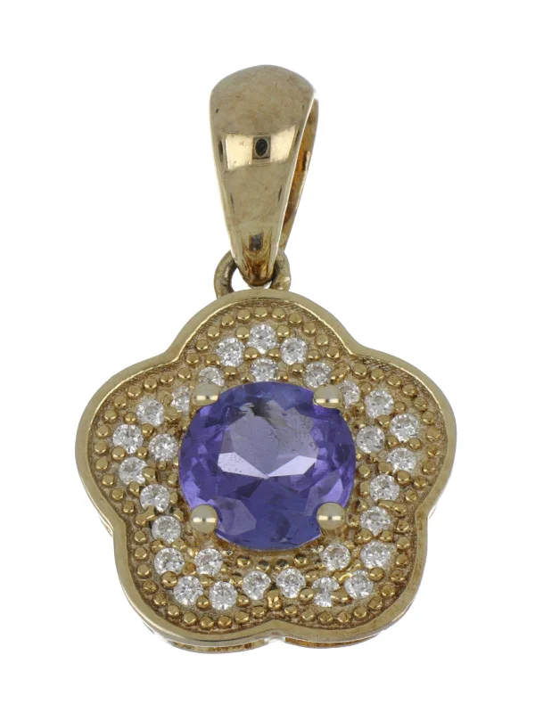 Tanzanite Ladies Pendant (Tanzanite 0.75 cts.)