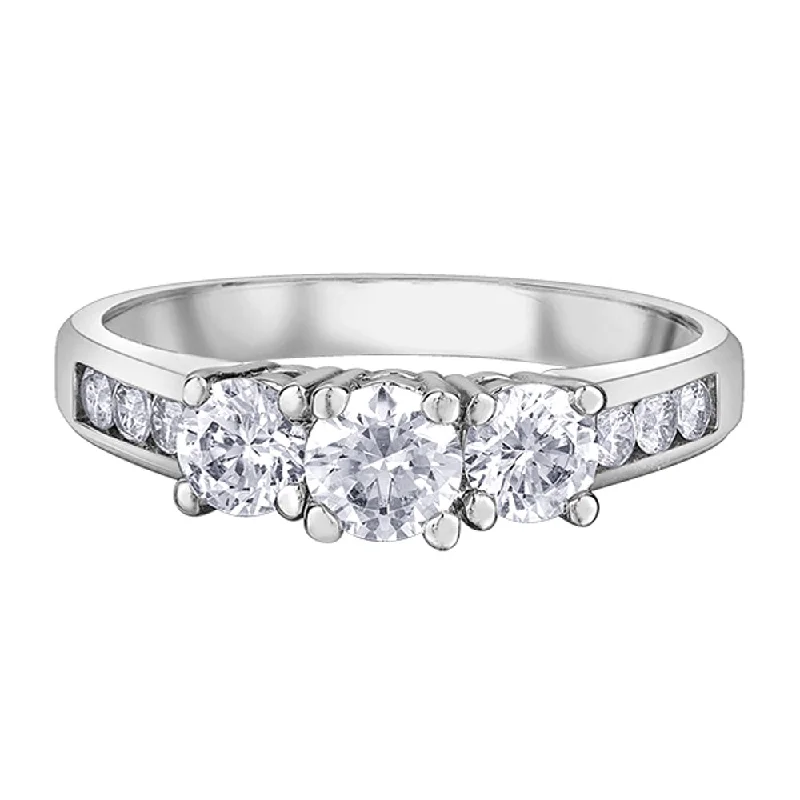 Three Stone Diamond Ring