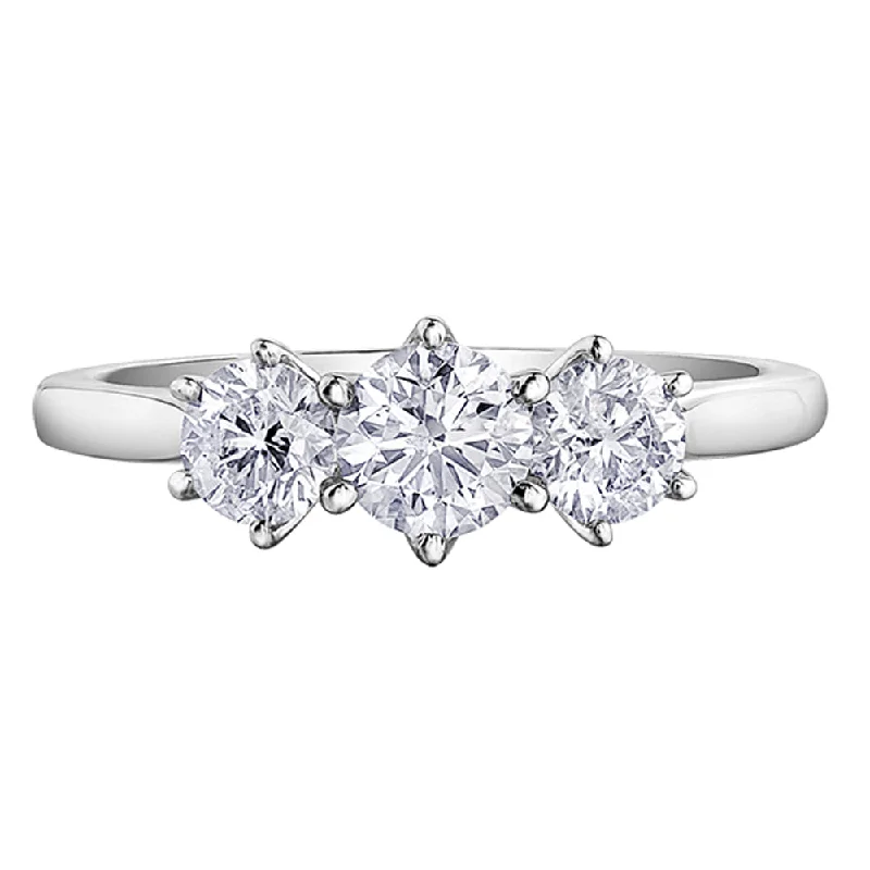 Three-Stone Diamond Ring