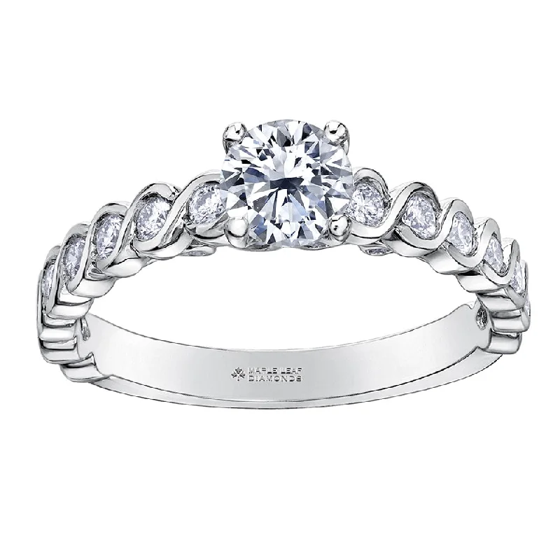 Tides of Love Canadian Diamond Engagement Ring