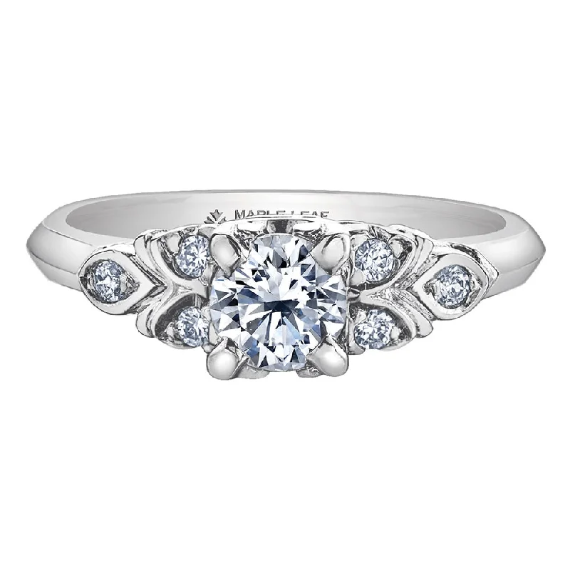 Vintage-Inspired Canadian Diamond Engagement Ring