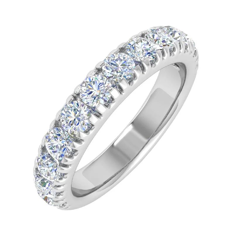 1 Carat Diamond Wedding Band Ring in Gold