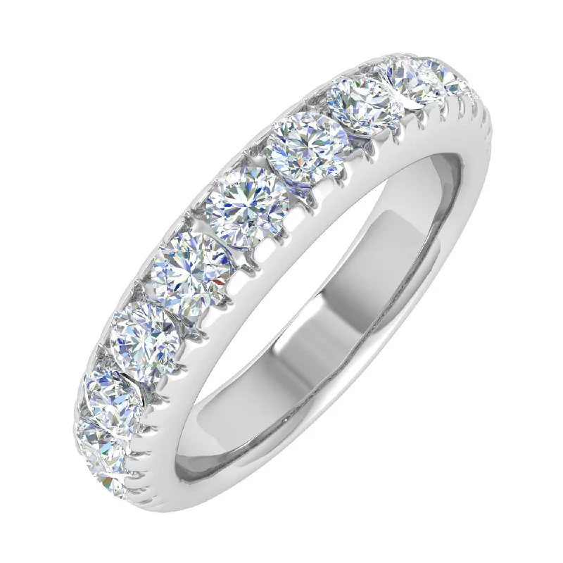 1 Carat Diamond Wedding Band Ring in Gold