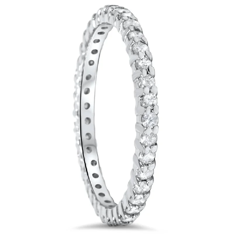 5/8ct Diamond Eternity Wedding Ring White Gold