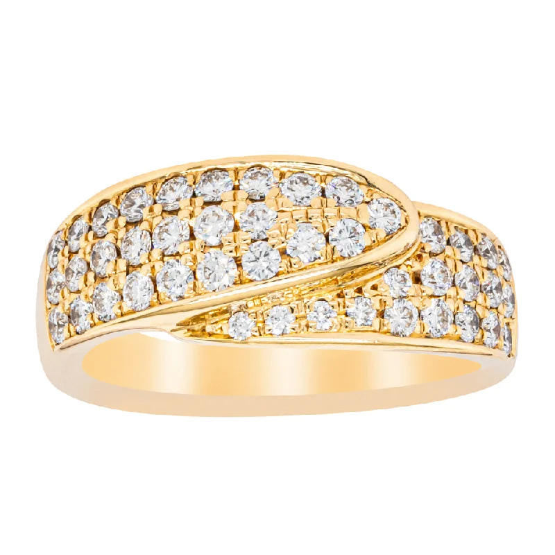 Deja Vu 18ct Yellow Gold .75ct Diamond Ring