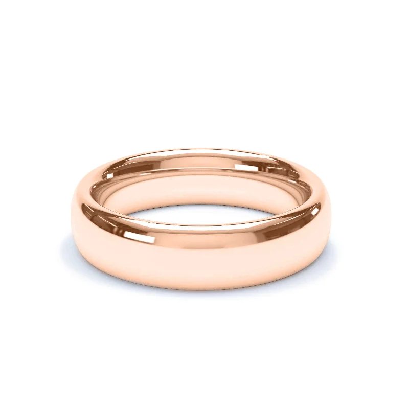 - Regular Court Profile Wedding Ring 18k Rose Gold