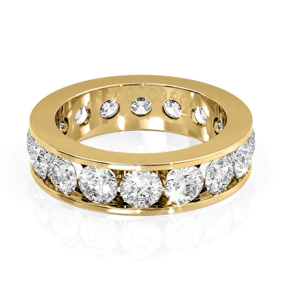 4ct Round Channel Eternity