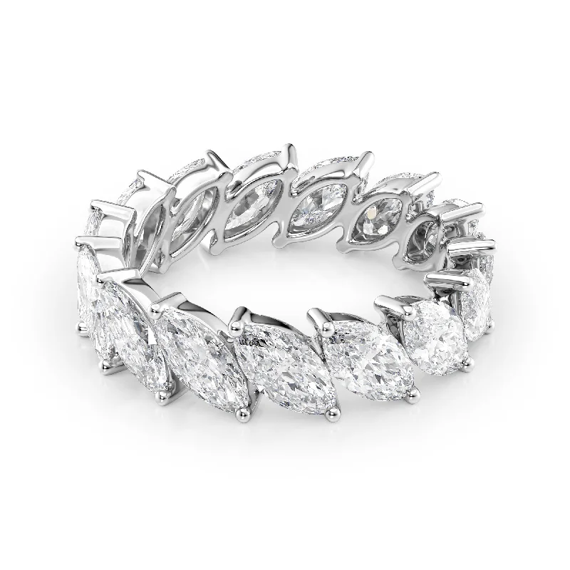 5ct Slanted Marquise Eternity